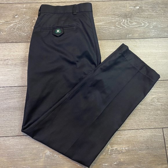 Brooks Brothers St Andrews Links Performance Golf Pants Navy Blue 33x32 - Picture 1 of 9